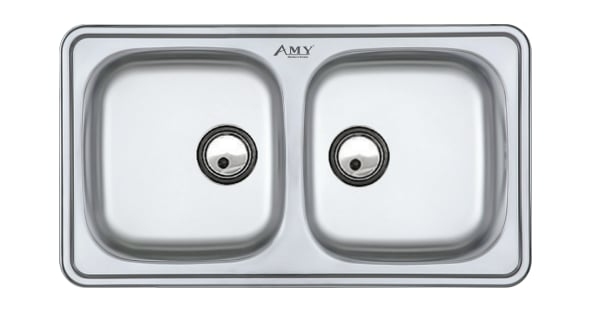 Chậu rửa 2 hố đaị dương vành AM 870